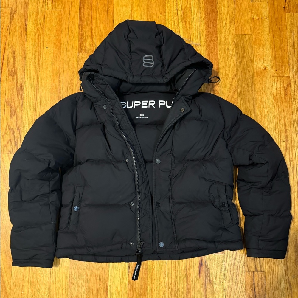 SOLD Aritzia Black Super Puff Jacket